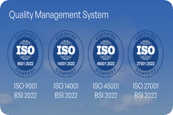 佳運有ISO 9001(品質)、14001(環境)、45001(勞安)、27001(資安)認證（來源：佳運法說會簡報）風電客戶長年運作，佳運擬拓新生意 2024 Oct(增)