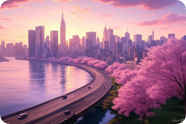 春暖花開，以 AI 模擬宮崎駿的畫風的曼哈頓市景 by Grok3 2Q25 興櫃訂閱：歐都納、創控、關稅談判、頌勝、神數、立盈等 9 篇