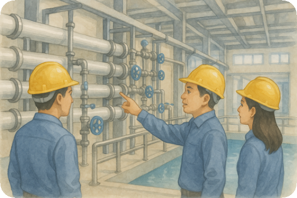 工程師巡視水處理廠（合水先進）合水先進 4 部門，主攻促參案、廢水處理/再生水 Sep 2025