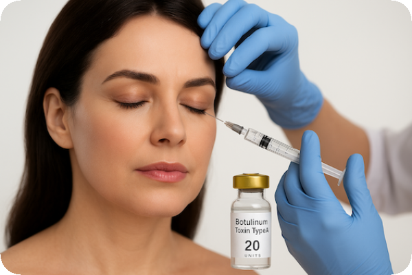 肉毒桿菌使用在醫美產業超過 30 多年_性面部醫美美容示意 鼎晉台灣三期 2H26 解盲，優先做區域授權 Nov 2025(全) 