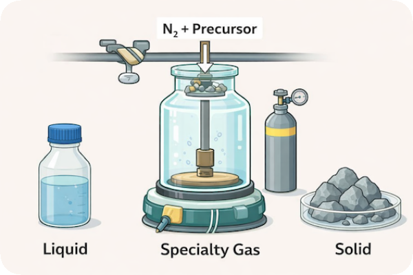 前驅物（Precursor）可用在 ALD 與 CVD 等半導體製程裡 宇川南科二廠建半導體專線，看好 2 奈米以下需求 Jan.2026