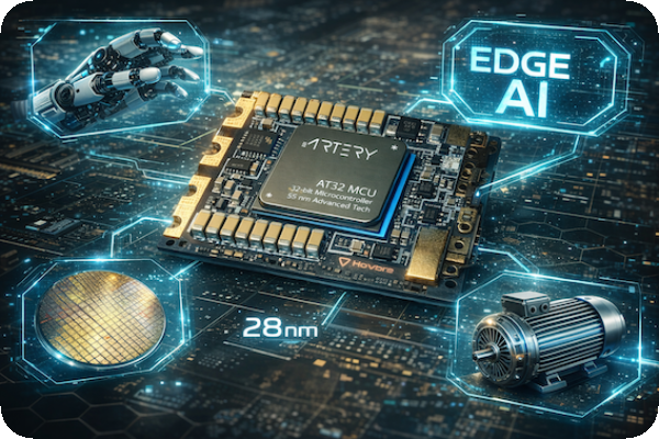未來 Edge AI 需求，促使微控制器（MCU）開發更高運算力核心產品 雅特力無人機接單增，機器人馬達 MCU 用量高 Jan.2026(增)