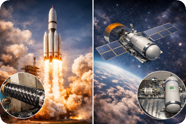 益材在太空領域，有火箭推進器碳纖維瓶及低軌衛星用高壓碳纖維氣瓶產品 新創AST低軌衛星，常換軌道→益材氣瓶容量增 Jan.2026