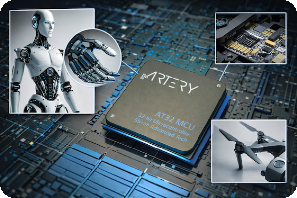 雅特力的MCU（微處理器），正開發機器人各種關節馬達、無人機控制器等應用 雅特力 MCU 重點→機器人、無人機、Edge AI 算力 Jan.2026(全)