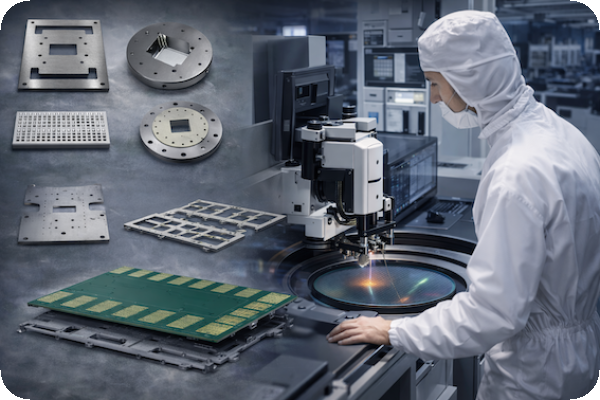 景美科技的細微鑽孔產品與探針卡緊固結構件，用於前段 CP 與後段 FT測試場景一 AI 對先進製程探針卡需求高，景美擬擴利澤三廠 Feb.2026