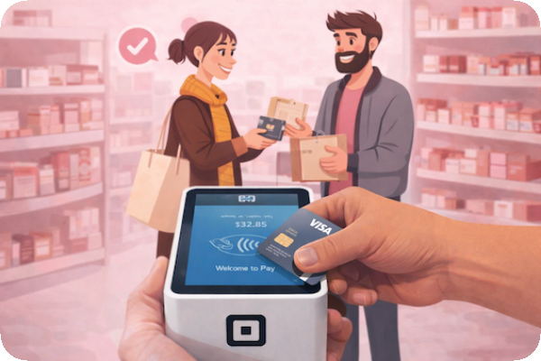 精誠金融推動新款Android 安卓系統刷卡機，以多元功能如電子發票、支援多種電子支付為主 精誠金融攻小店家，租賃模式促其更換刷卡機 Mar.2026(增)