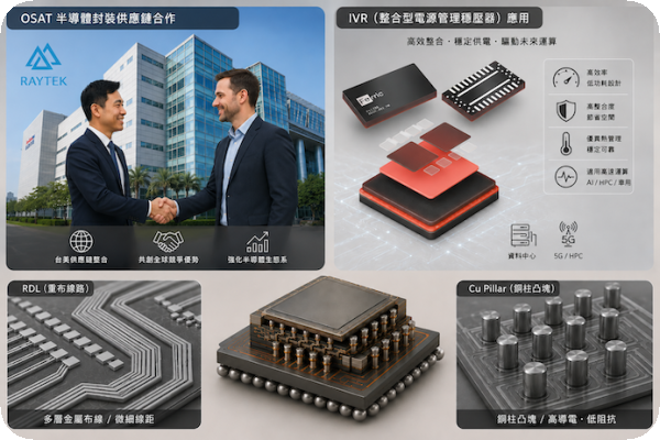瑞峰是 2025 年初的 BIS 白名單之一；並與 Ferric 開發 IVR（整合型電源穩壓器）產品 瑞峰新動能 → 列白名單供應鏈/電源管理組件 IVR May.2026
