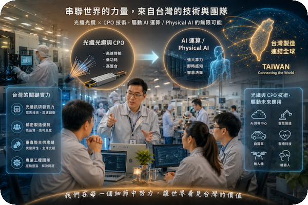 光通訊、CPO 與先進封裝是 2027 台灣科技重點之一 