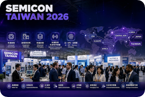 一年一度的半導體展 Semicon Taiwan 2026 本週到來