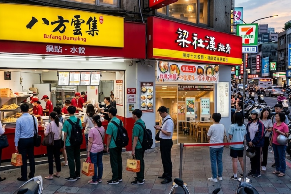 八方雲集鍋貼水餃與梁社漢排骨便當，是上班族用餐，及家庭與學生傍晚外帶庶民美食 八方雲集德州 QSR 驗證推廣加州，台灣利潤引擎 Sep.2026