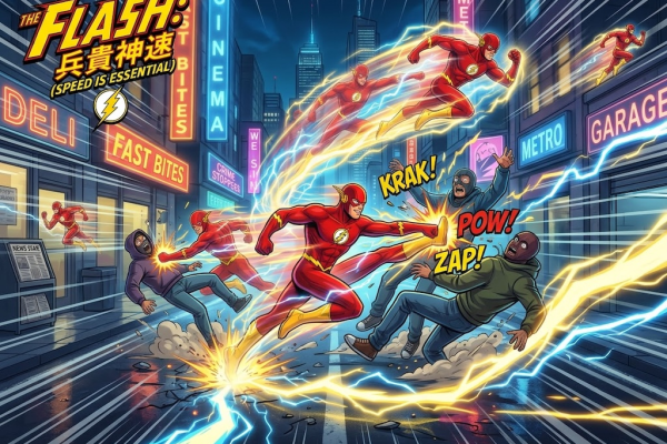 兵貴神速，美國有一部 DC 早期卡通叫做《The Flash》